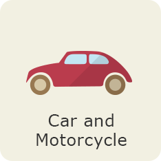 Car and Motorcycle